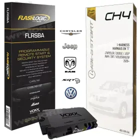 FLRSCH4 AUDIOVOX FLASHLOGIC Flrsba Remote Start Lock Srt Jeep