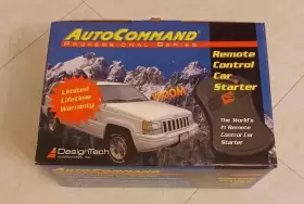 25521 AUTO COMMAND Remote Control Car Starter Alarm Kit