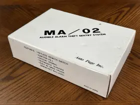 Auto Page Ma/02 Old School Anti-theft Car Alarm System Made In Japan