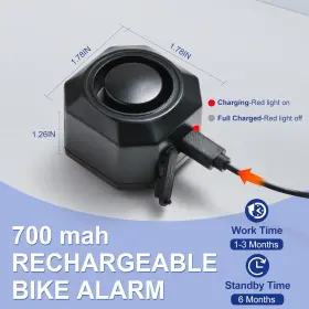 SF32 BALUOQI Horn Electric Alarm Wireless Vibration Motion #2