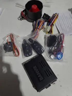 727523075338 BANVIE Car Keyless Security Alarm Remote Engine