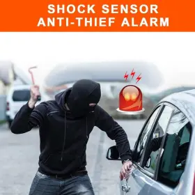 727523075352 BANVIE Car Alarm Remote Engine Start Push Siren #3