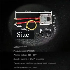 477556 BCSMMCAR Car Battery Disconnect Isolator Master Switch #3