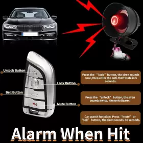 761770056177 CHADWICK Car Horn Siren Alarm Security #3