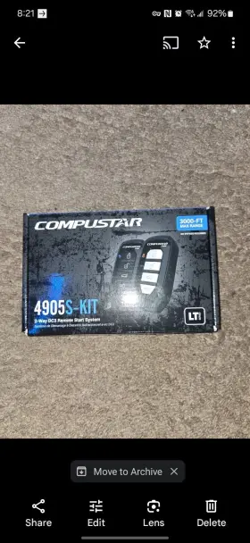 4905S-KIT COMPUSTAR Remote Start