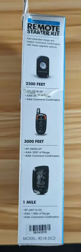 RS1B-DC2 COMPUSTAR Remote Starter Kit #3