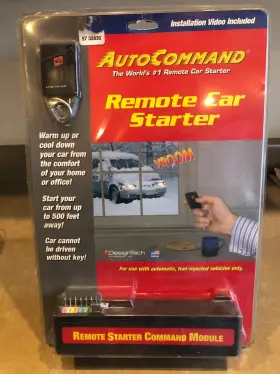 20723 DESIGN TECH Autocommand Remote Car Starter Box