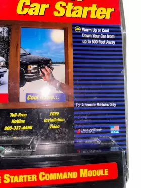 23723 DESIGN TECH Remote Car Starter Kit #3