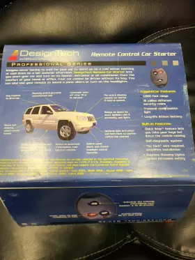 40026T DESIGN TECH Remote Deluxe Car Starter Keyless Lock #2