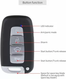 EC002-K EASYGUARD Rolling Pke Car Alarm Auto Start #2