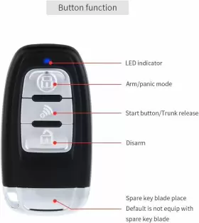 EC002-P4 EASYGUARD Smart Key Pke Car Alarm Auto Start Push #2