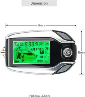 EC204 EASYGUARD Car Alarm Pke Passive Keyless #2