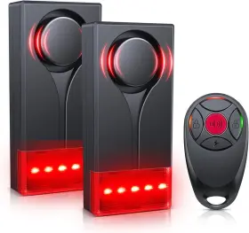 KS-SF18RS ELECTOP Car Vibration Sound Light Alarm Remote