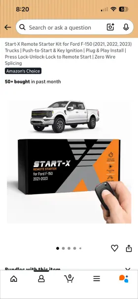030325 FORD Start Remote Starter Kit