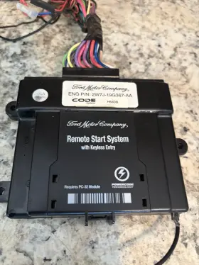 Ford 2w71-19g367-aa F250 2005-2007 Remote Start System Control Module