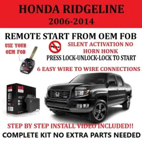 1.1-CSTM FORTIN Simplified Remote Starter Ridgeline Silent