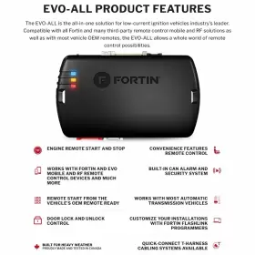 EVO-NIST7 FORTIN Harness Select Push Start Nissan Infiniti #3