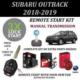 ONE-SUB3-FLU-MT FORTIN Remote Starter Manual Transmission Key