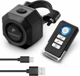 51116HOM FOSMON Usb Rechargeable Alarm Remote Waterproof