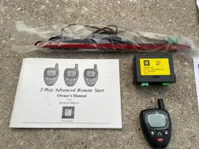 19131606 GENERAL MOTORS Advanced Remote Start Some Kit Gm Gmc