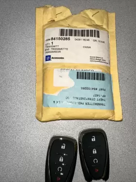 84150285 GM Hatchback Remote Start Keyless Fobs Chevrolet