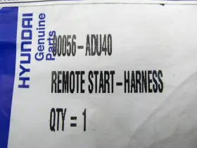 00056ADU40 HYUNDAI Remote Start Wire Harness #3