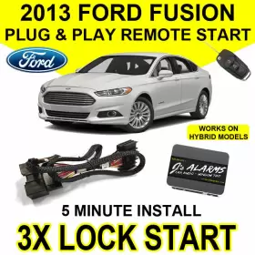 6592 JS ALARMS Remote Start Car Starter Plug Play Ford Fusion