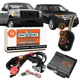 Kicky Ride Kr-rs-fo1bv2 Ford Remote Start - F150 2011-14 2011-16 F250-f550 Explorer Edge And More