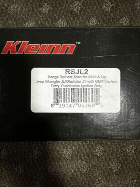 RSJL2 KLEINN AUTOMOTIVE AIR HORNS Remote Start Jl Jlu Jt Jeep