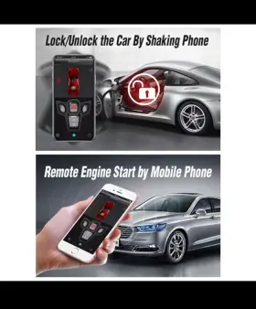 698056813073 KRATOR Car Alarm Security Lcd Display Remote #3