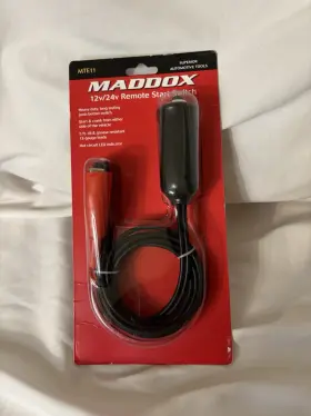 Maddox 193175501332 12/24v Remote Starter Switch