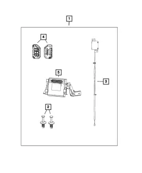 82215865AD MOPAR Remote Start
