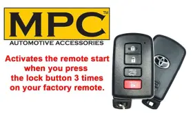 B-3479-439 MPC Plug Play Remote Starter Gas Toyota Corolla #3
