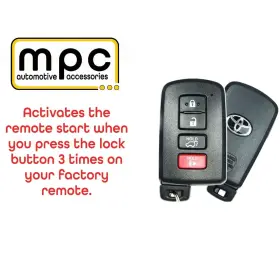 B-4726-000 MPC Remote Start Kit Toyota Highlander #3