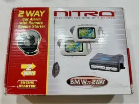 BMWX-2WAY NITRO Car Alarm Remote Engine Starter