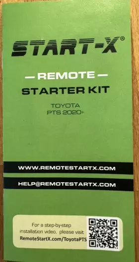 001A07144058 START-X Remote Starter Tacoma