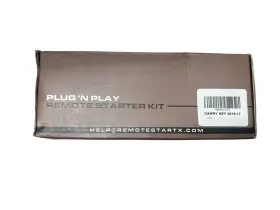 112822 START-X Remote Starter Plug Play Kit Toyota Camry #2