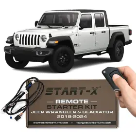 Gladiator START-X Remote Starter Push Trims Jeep Wrangler