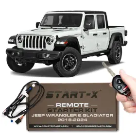 810154290901 START-X Remote Starter Gladiator Push Trims Jeep