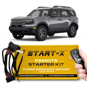 B0D9PJCTJ6 START-X Remote Starter Sport Push Kit Ford Bronco