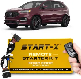 B0D9PJX18C START-X Remote Starter Push Kit Ford Edge