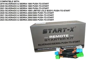 BA-GM683 START-X Remote Push Plug Play Kit Silverado Sierra #2