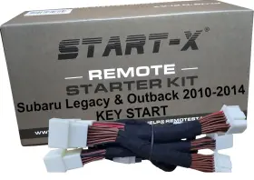 10-14KEY START-X Leg Remote Starter Key Kit Subaru Outback