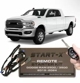 RAM-19-25-35-PTS START-X Remote Starter Plug Kit 2500 3500 #3