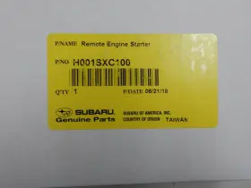 H001SXC100 SUBARU Ascent Remote Engine Starter Key Start Kit #3