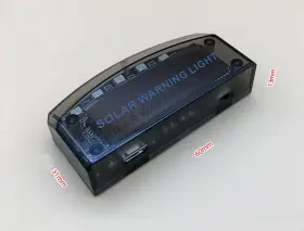 B09BTN7GSR TEBOCR Led Car Fake Dummy Alarm Warning Light #3