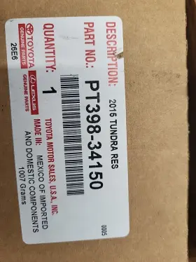 PT398-34150 TOYOTA Remote Engine Start Res Tundra