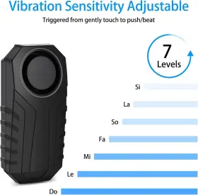 KS-SF22R USUPERINK Vibration Sensing Alarm Remote Loud #2