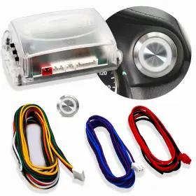 Vintage Parts Usa Ztp3ddb8f One Touch Engine Start Kit - White Illuminated Button