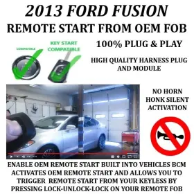 WCN-ALCA-13 WCN Plug Play Remote Starter Kit Ford Fusion
